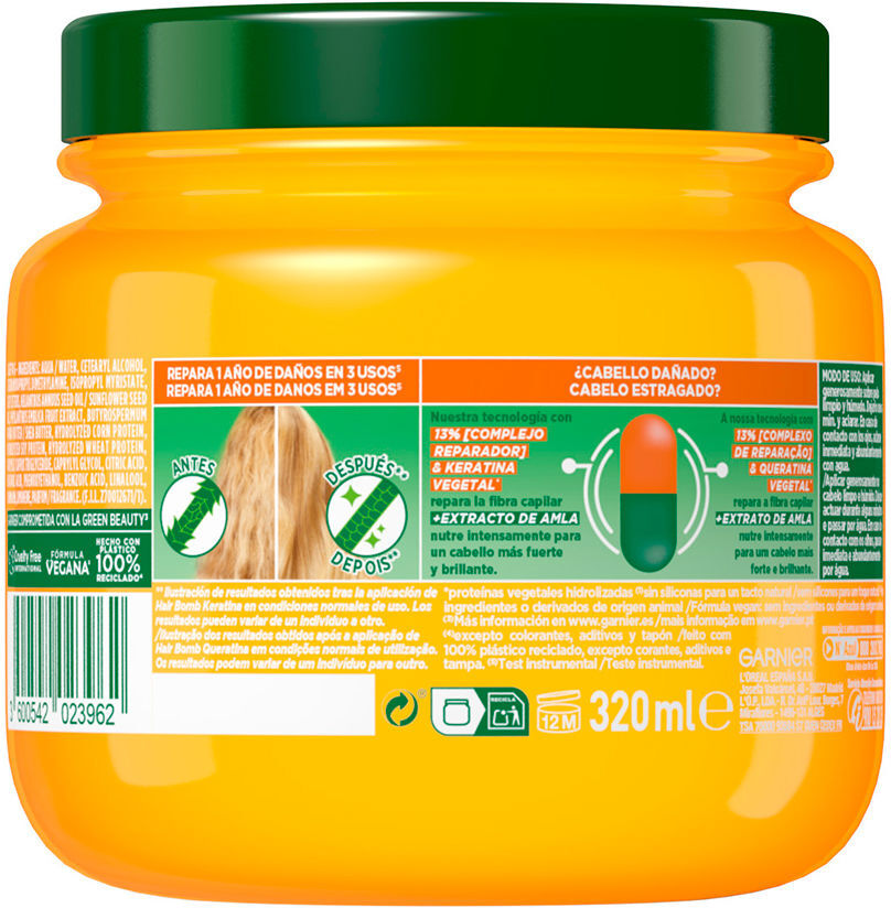 Garnier Máscara Fructis Goodbye Damage 320 ml