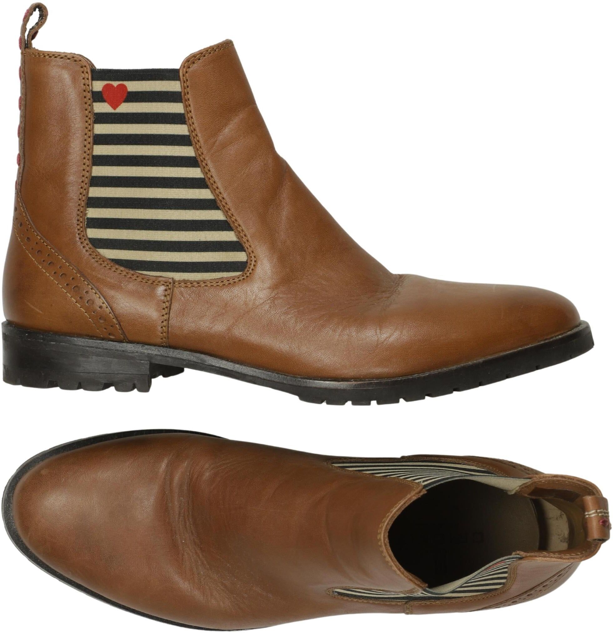 Crick IT Damen Stiefelette, Braun, Gr. EU 40, Leder - Second Hand