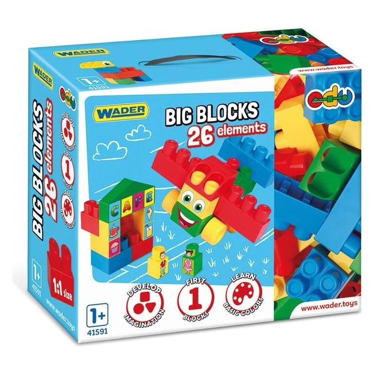 Wader Spielbausteine Big Blocks 26 Elemente (47617470)