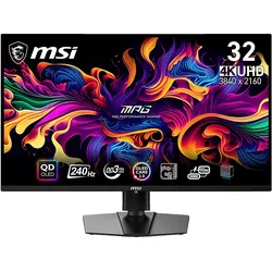 MSI MPG 321URXDE QD-OLED 31,5 Zoll OLED 4K Gaming Monitor 0,03 ms Reaktionszeit 240 Hz