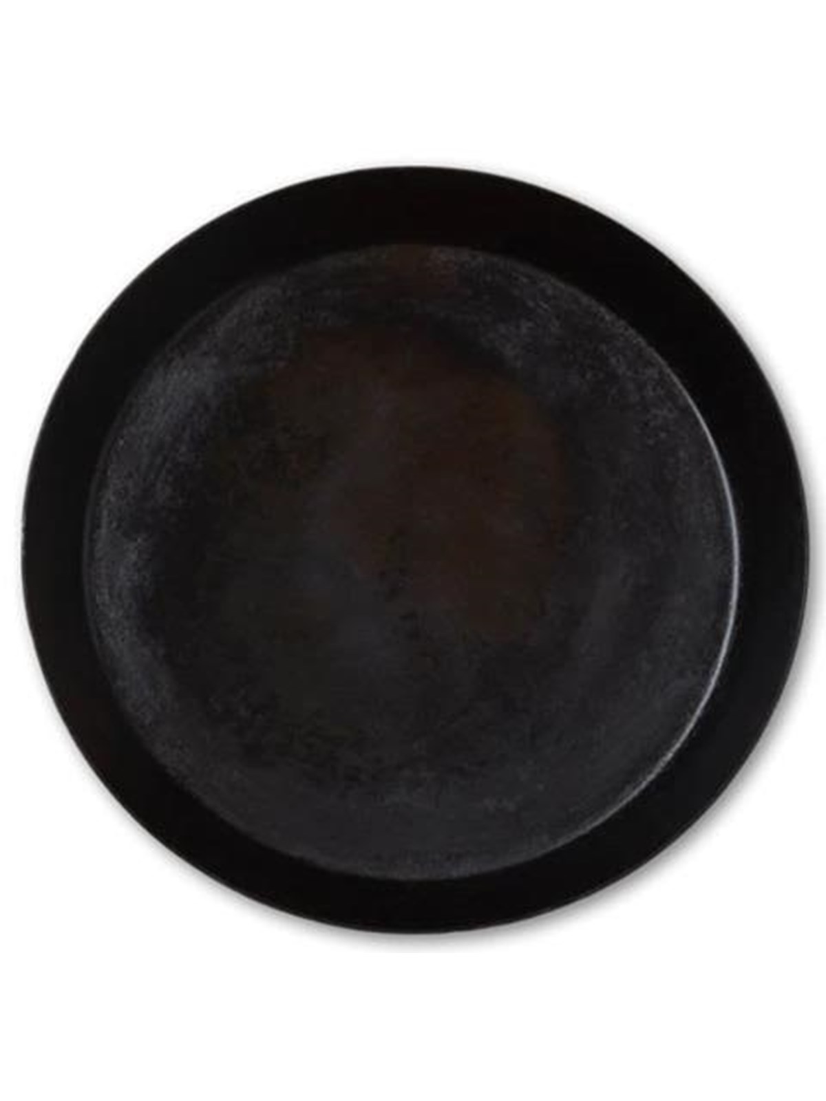 Delivita Round Iron Dish 12"" Black