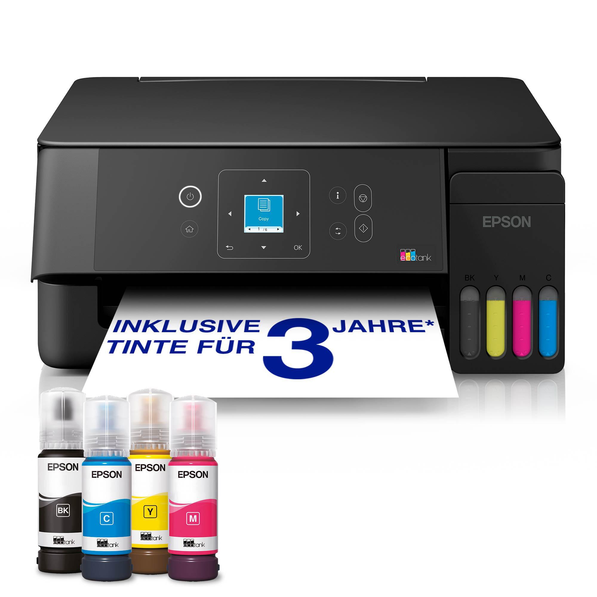 EPSON EcoTank ET-2922 Multifunktionsdrucker Scanner Kopierer WLAN C11CL63416