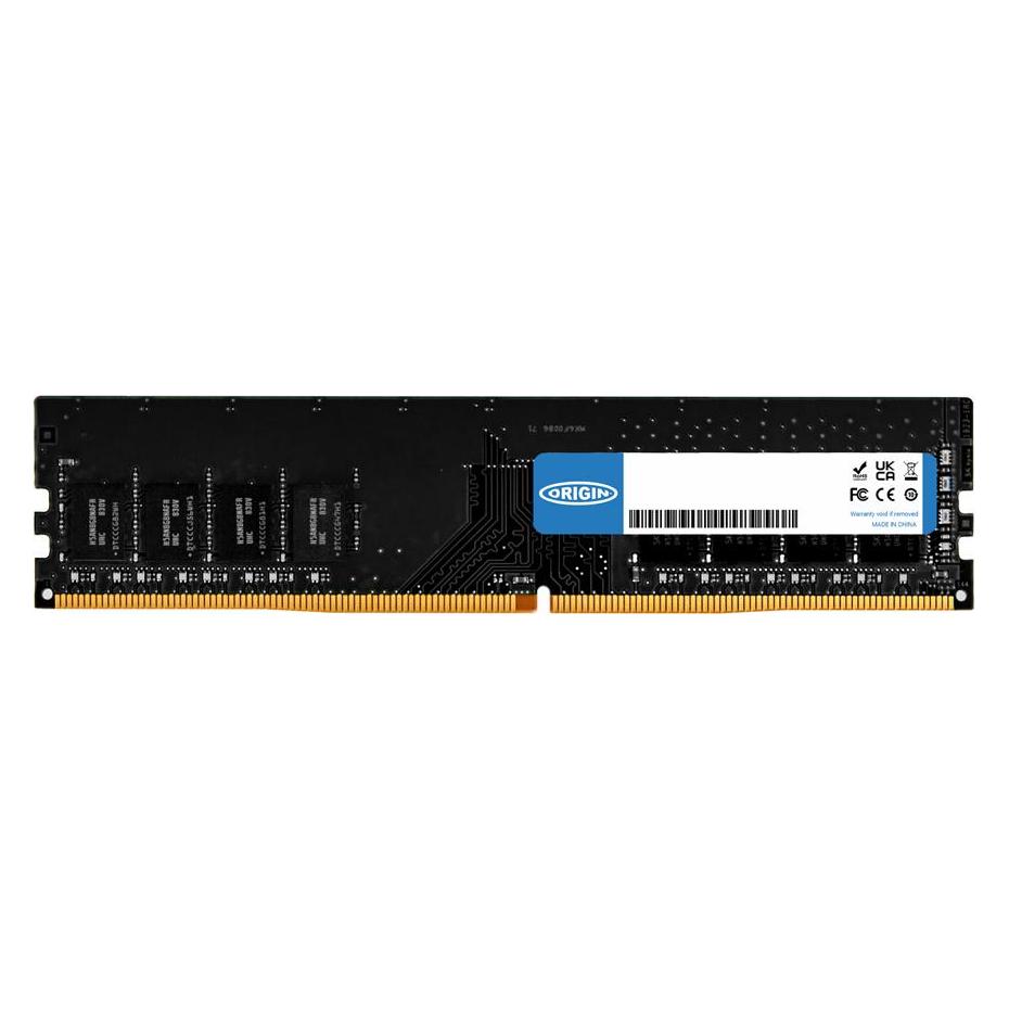 Origin Storage Origin 32GB DDR4 2666Mhz UDIMM 2Rx8 ECC 1.2V (1 x 32GB, 2666 MHz, DDR4-RAM, DIMM) (OM32G42666U2RX8E12)