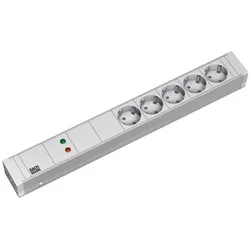 Bachmann, Steckdosenleiste, 19Zoll (5x, CEE 7/3, CEE 7/4, 2 m)