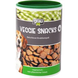 grau Veggie Snacks Hundesnacks 400 Gramm