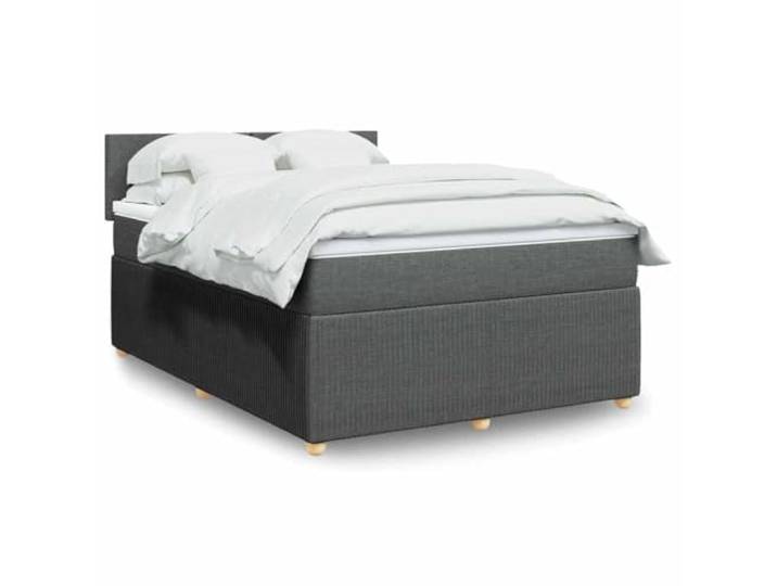 RJPLMFV Lattenrost mit Matratze, Dunkelgrau, 160 x 200 cm, Stoff Individuelle Taschenfedern, abnehmbarer Bezug, waschbar, individuelle Unterstützung, reduziert Bewegungen
