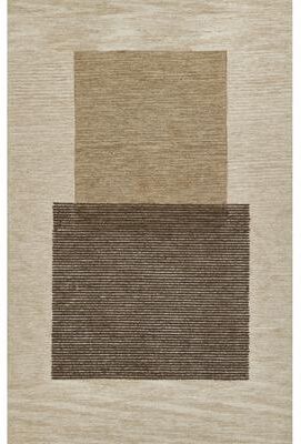 Momeni Archer Hand Tufted Wool Geometric Area Rug.