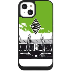Nivocase Handyhülle für Apple iPhone 13 Hülle NIVOpure Case Schwarz Borussia Mönchengladbach Fanartikel (Apple iPhone 13), Smartphone Hülle, Schwarz