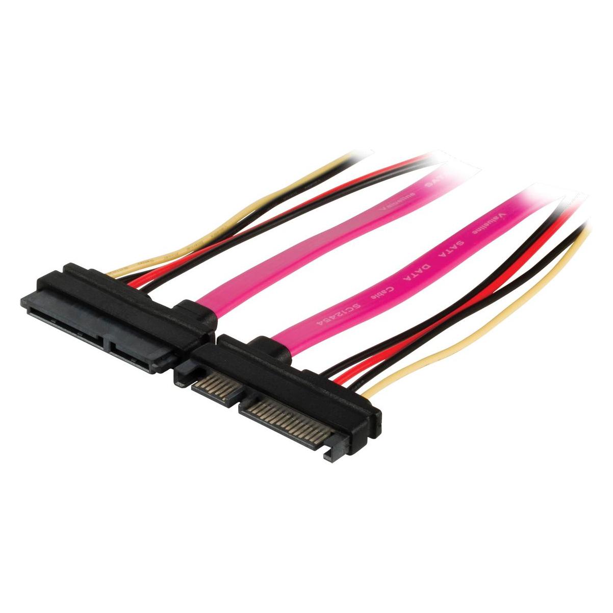 Rallonge sata et alimentation sata - 50cm (50 cm, SATA) (VLCP73125V05)