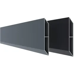 Boston Alu Rhombus profil 21x155mm L-178cm RAL7016