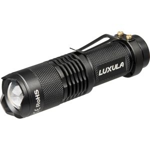 Luxula Taschenlampe LX0205, LED, mit Batterie, 300 Lumen, 10 cm, wasserdicht
