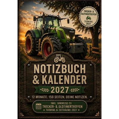 Trecker-Notizbuch & Kalender 2027, Taschenbuch von Sarah R., Bookmundo, 978-94-039-2237-9