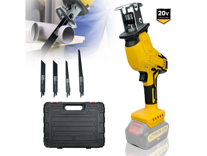 Scie sabre alternative sans fil pour Dewalt, vitesse variable, bois, métal, PVC, coupe de tuyaux, batterie 20V, 3000éventuelles M, pas de batterie