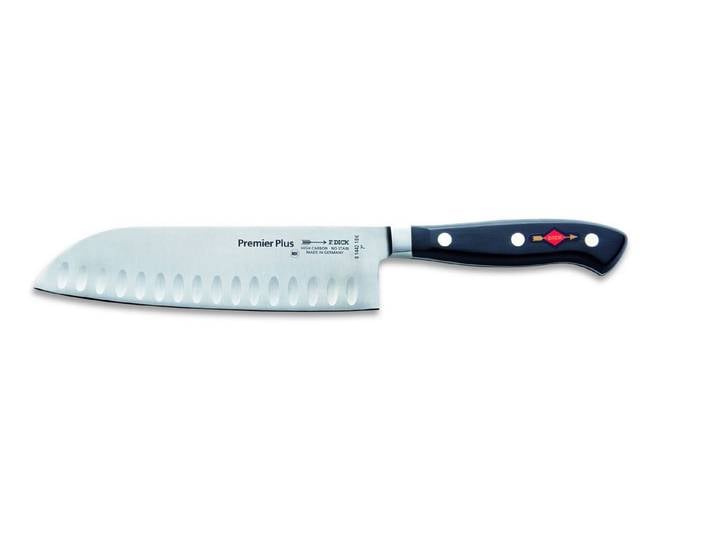 F. DICK Santokumesser Dick Messer Santoku mit Kullenschliff 18 cm 81442180K