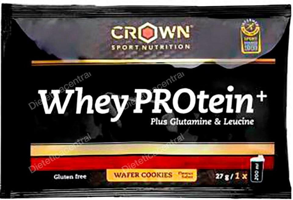 Crown sport nutrition whey protein + wafer cookies monodosis 27 g
