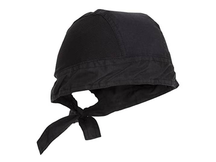 Whites Chefs Kleding B390 Chef Bandana, Zwart