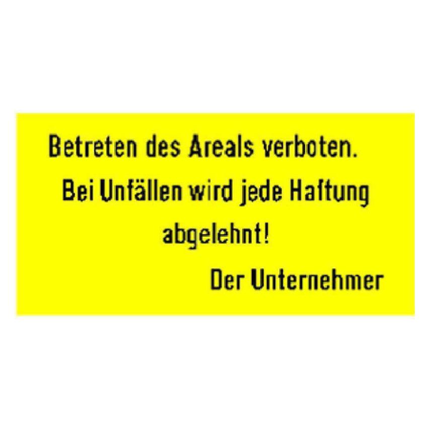 BRW Signaltafel Betreten des Areals verboten 15.04 (16270817)