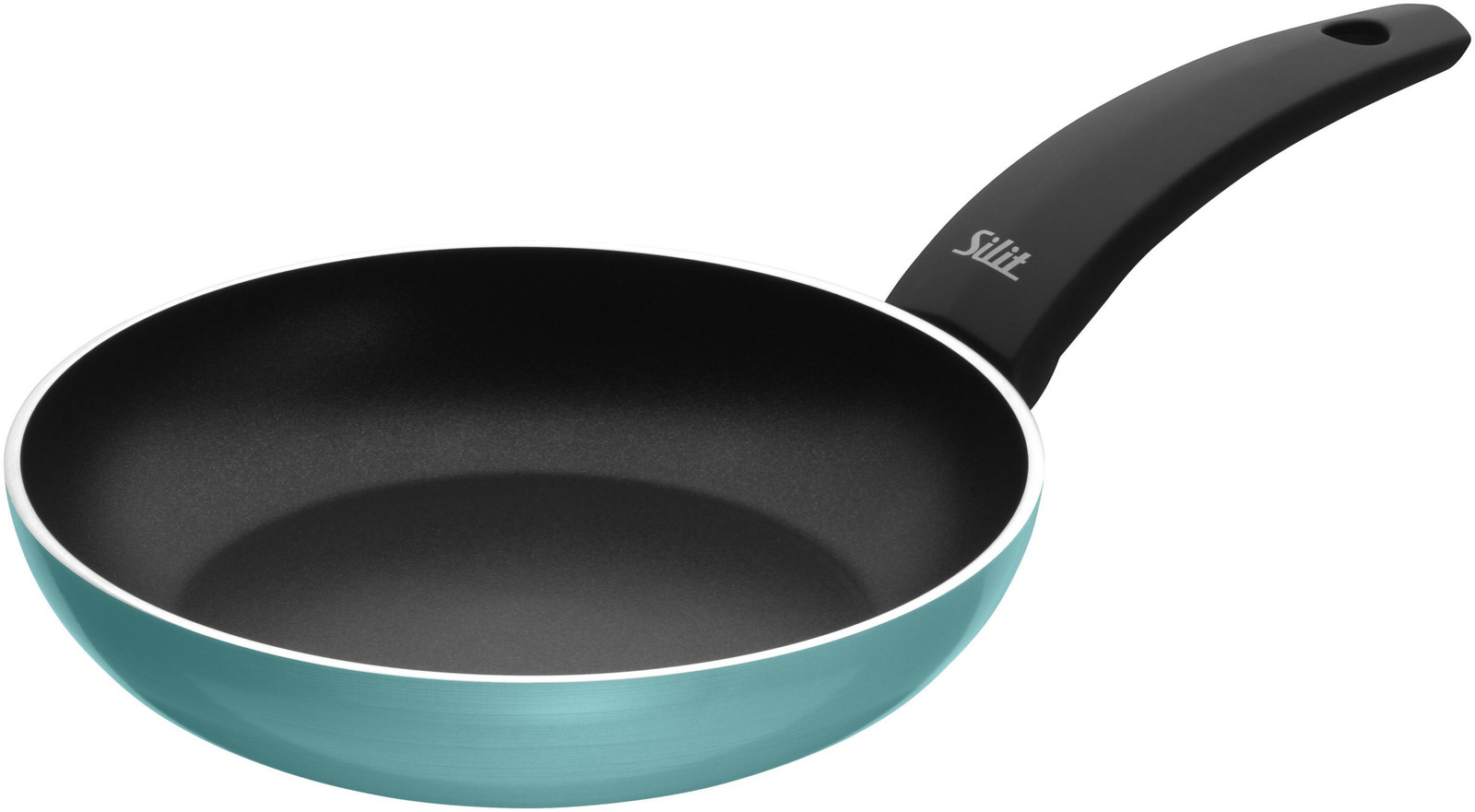 Silit Steel pan met lange steel Belluna serie groen diameter 20 cm