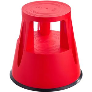 Sprintis Rollhocker THXX000002, aus Kunststoff, Höhe 42cm, Tragkraft 150kg, rot