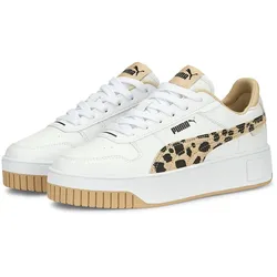 PUMA Carina Street Animal Plateau Sneaker Damen 01 - PUMA white/granola/PUMA black 42.5