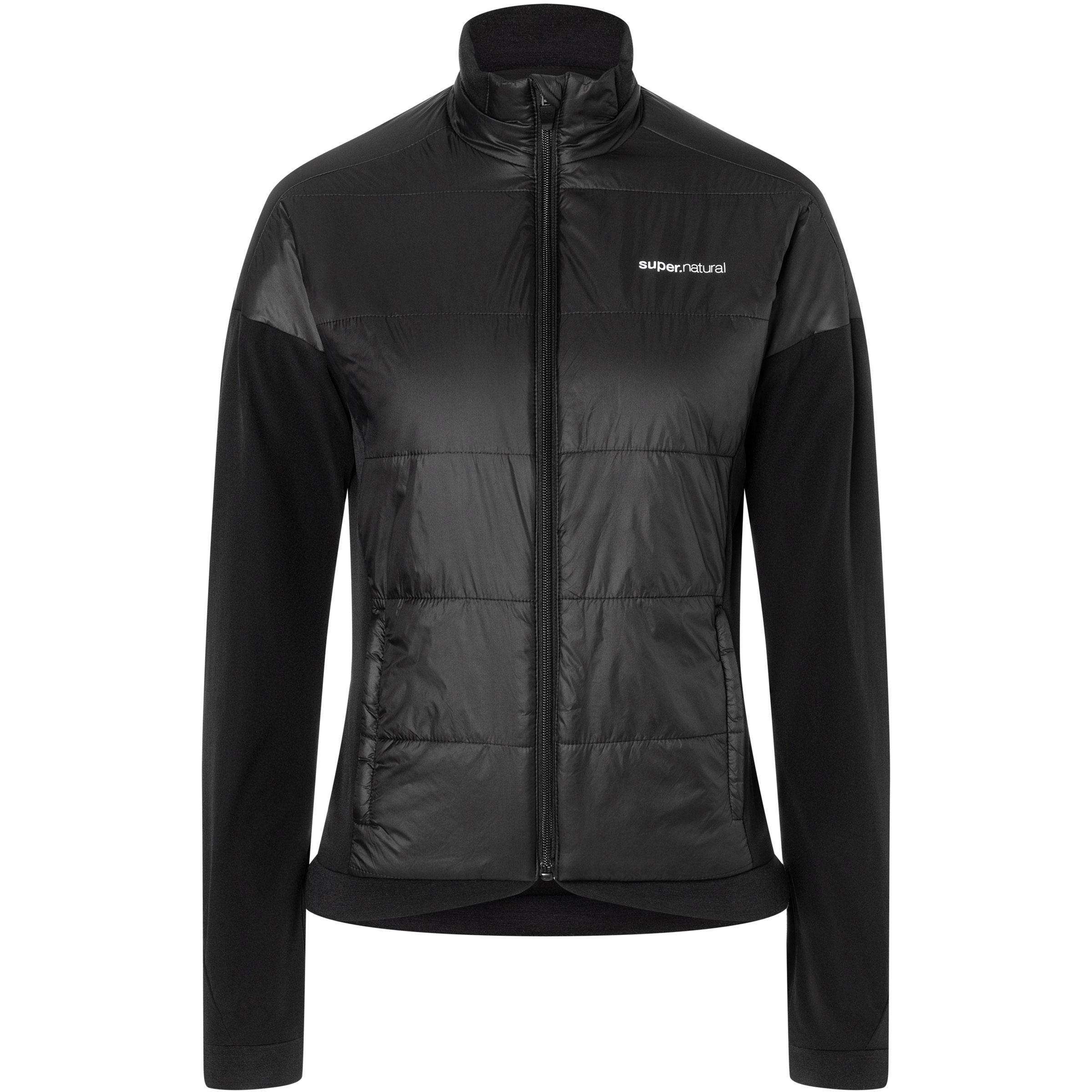 Super.Natural Alpine Aloof Damen Isolationsjacke schwarz Größe M Trekking Windabweisend Merinowolle