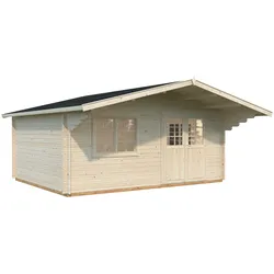 Palmako Gartenhaus Sally 19,1 m2 - 44 mm Transparent tauchimprägniert