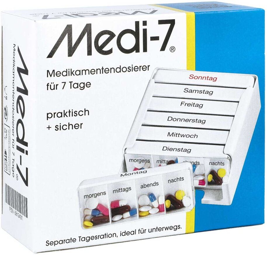 Medi 7 Medikamenten Dosierer für 7 Tage 1stk