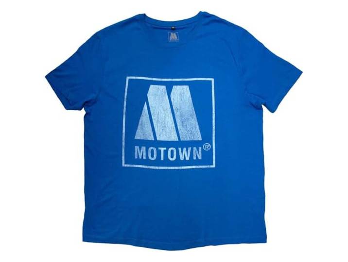 Motown Records - T-shirt - Volwassene, Blauw, S