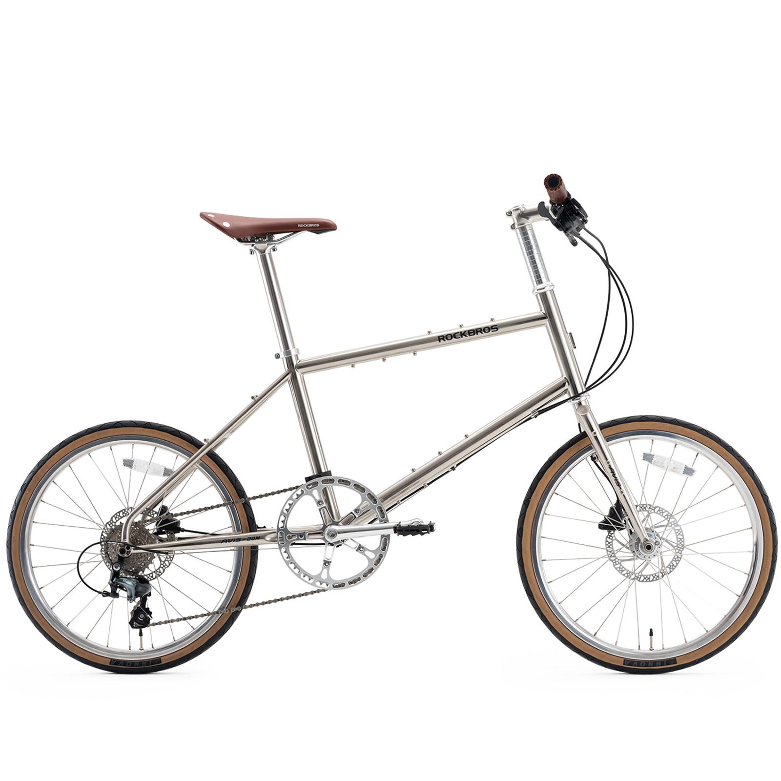ROCKBROS AVIS 20 Zoll Citybike Pendlerfahrrad mit 10-Gang SHIMANO Schaltung und hydraulischen Scheibenbremsen