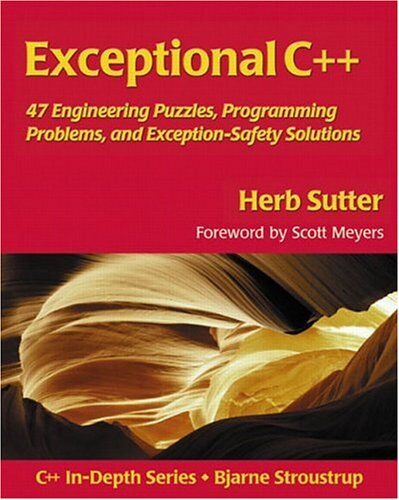 Herb Sutter - Exceptional C++: 47 Engineering Puzzles, Programming Problems, and Solutions, engl. Ed. - Preis vom 09.10.2026 07:28:09 h