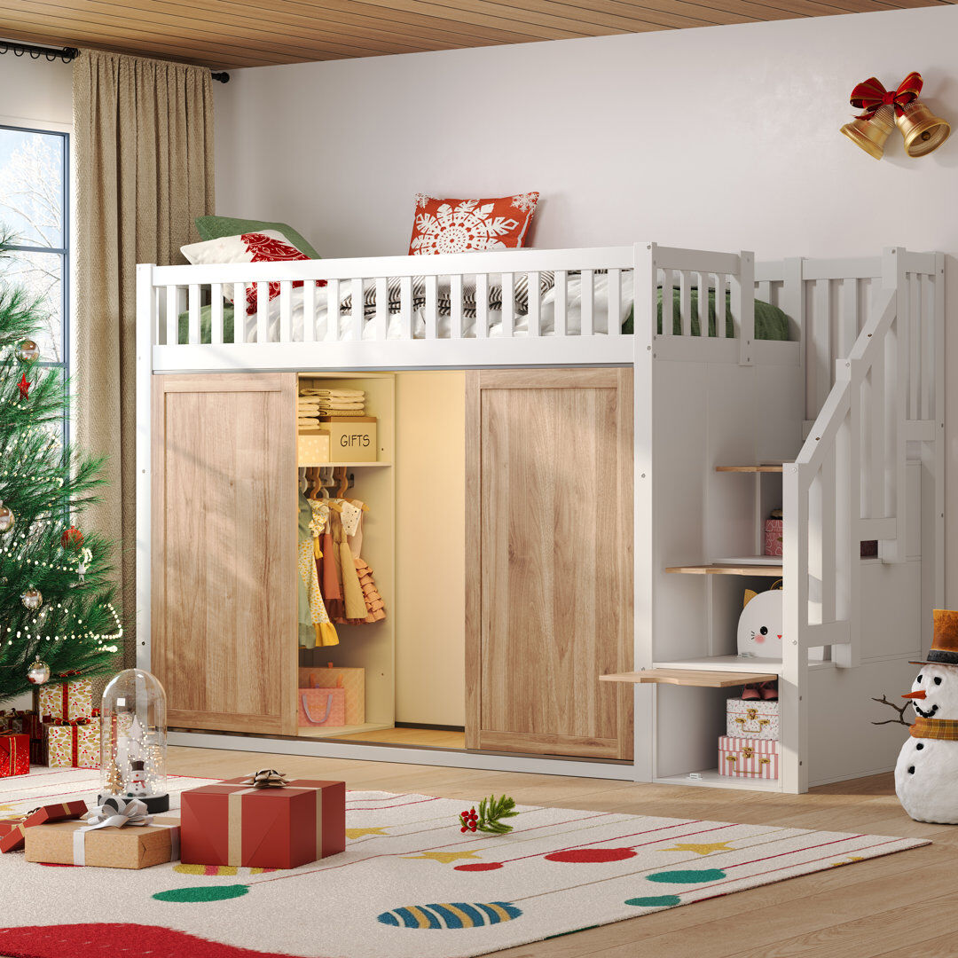 Brambly Cottage Single (3') High Sleepers Bed Frame White