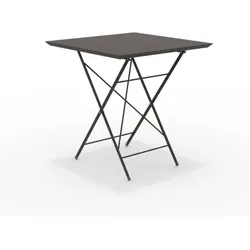 STEP - robuster Outdoortisch klappbar 70x70 cm bronze