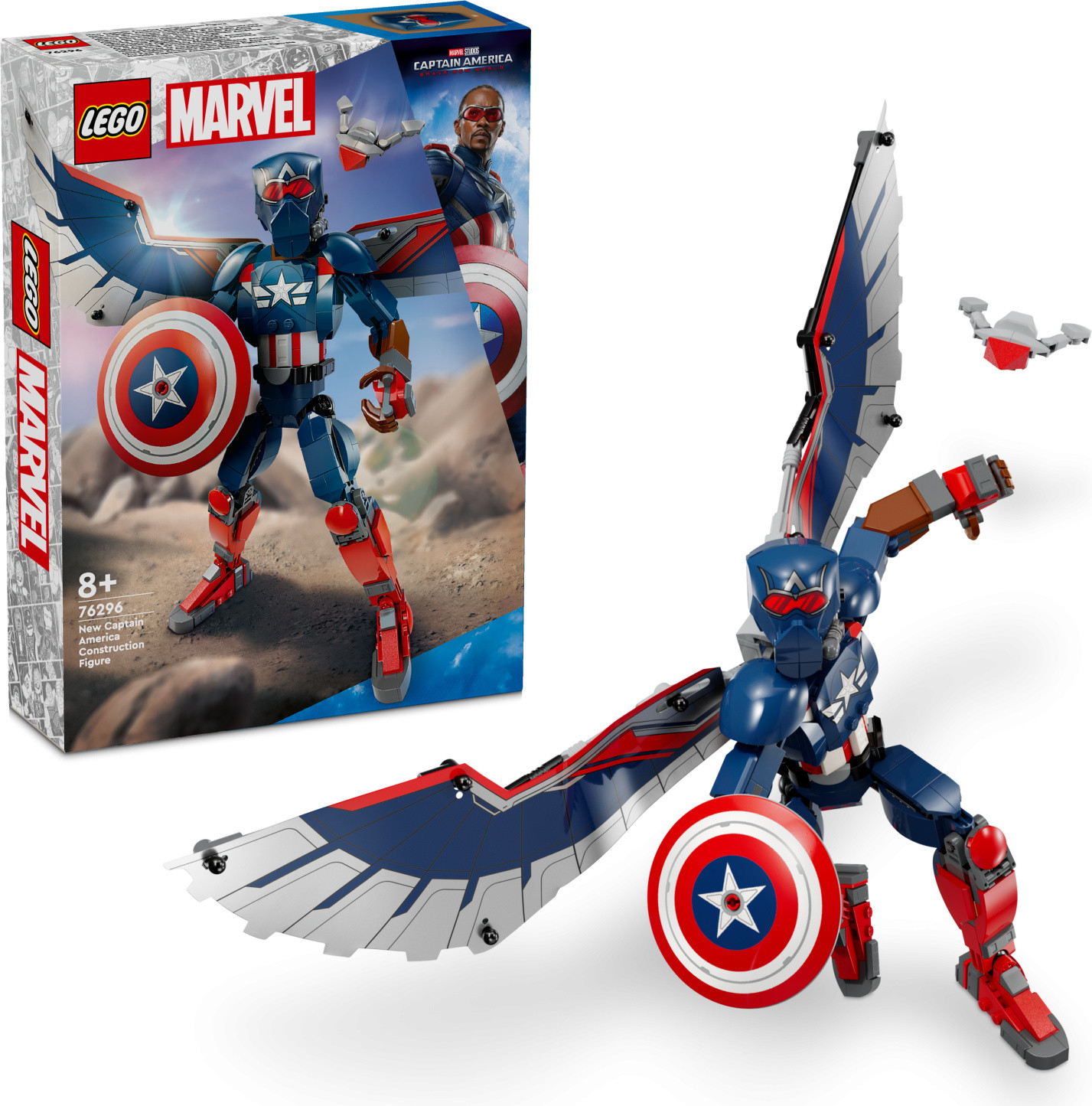 LEGO Marvel Captain America Figuur 76296