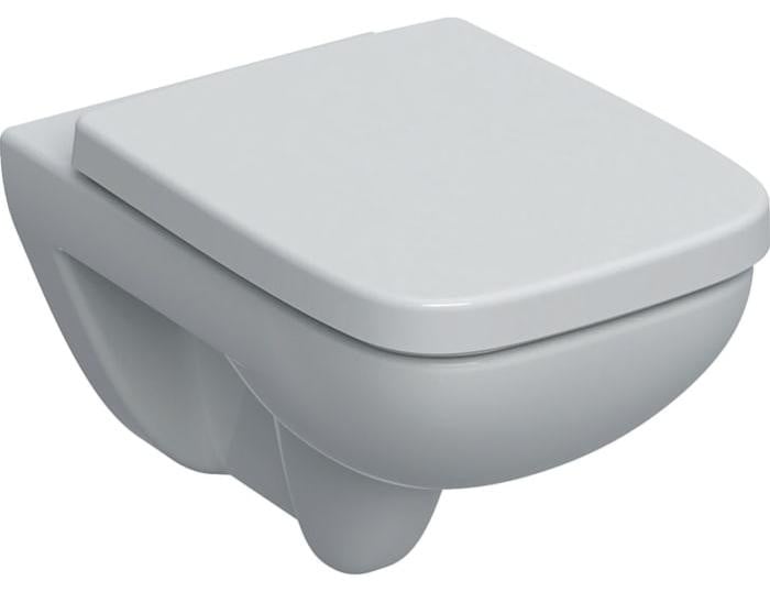 Geberit Renova Plan set voor wandtoilet met diepspuitfunctie en toiletzitting