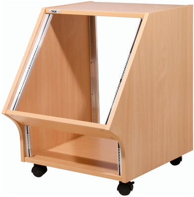 Thon Studio Side Rack XL 10U beech Buche Dekor
