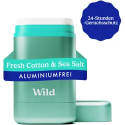 Wild Deo Roll-on Fresh Cotton & Sea Salt Startpaket