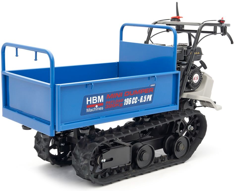 HBM Mini dumper Professional 320 KG su cingoli 196 cc - 6,5 HP