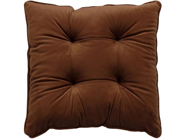Sitzkissen MAYER 40x40cm braun unifarben