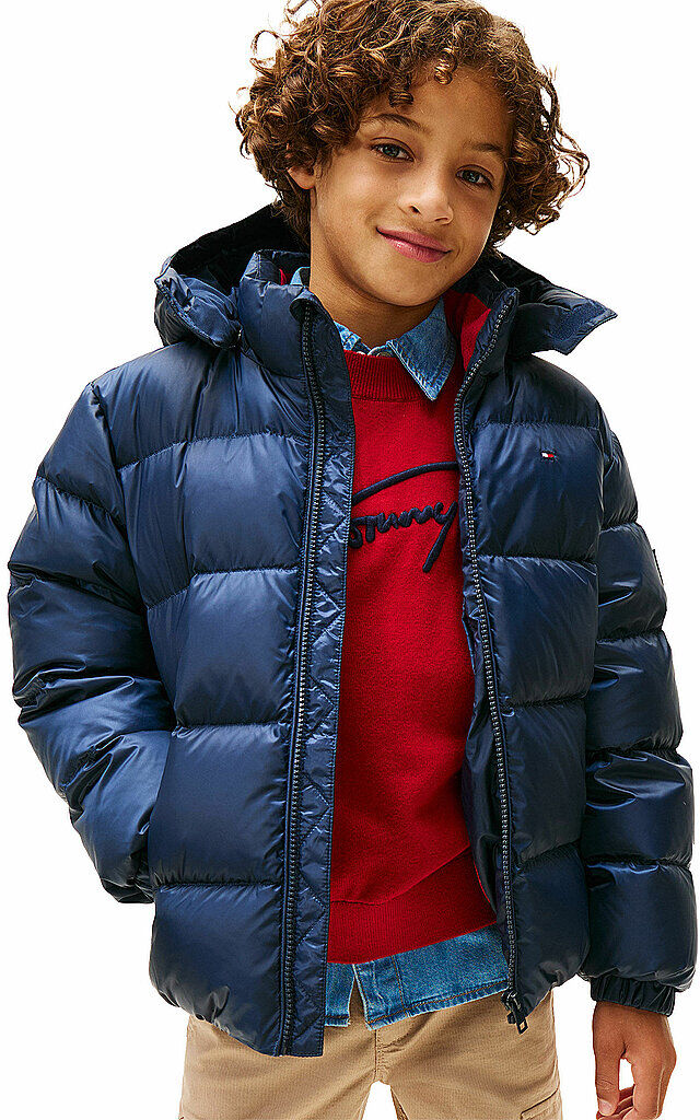 Tommy Hilfiger Jungen Jacke  dunkelblau   176 176