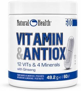 Natural Health Vitamin & Antiox 60 Cápsulas
