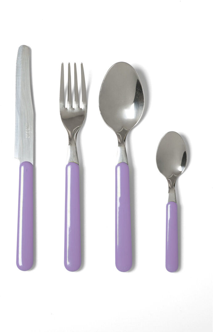 Excelsa Passione Colore Fashion 24-Piece Cutlery Set Lilac 24