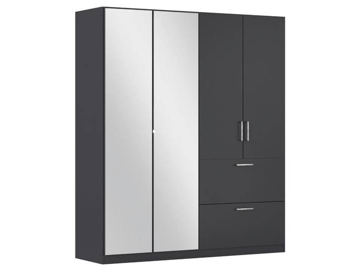 Drehtürenschrank 180cm Padua Grau