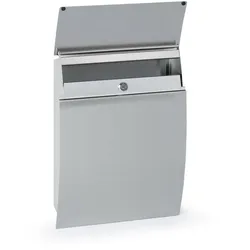 Briefkasten, 450 x 320 x 100 mm, Edelstahl