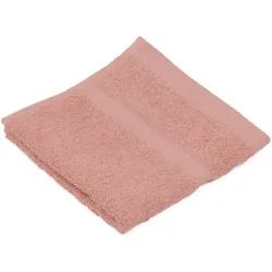 Gözze Frottierserie Sylt uni altrosa Waschhandschuh 16 cm x 21 cm