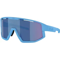 Bliz, Unisex, Sportbrille, Fusion Small - Fahrradbrille (Matt Blue, Anthracite Blue Mirror, Blau), Blau