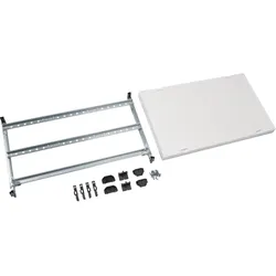 Hager UD33A1N Baustein, universN, 450x750mm, f. Reihenklemmen waag., 1Hutschiene verstellbar
