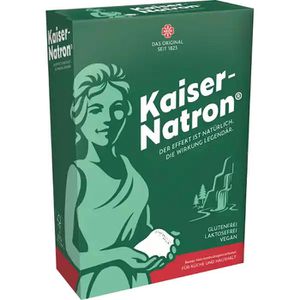 Holste Natron Kaiser-Natron E500ii, Lebensmittelqualität, Pulver, Natriumhydrogencarbonat zum Backen & Reinigen, 250 g