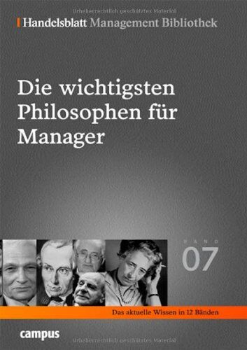 Handelsblatt - Die wichtigsten Philosophen für Manager: Ausgewählt und kommentiert von Andreas Drosdek (Handelsblatt Management Bibliothek) - Preis vom 09.10.2026 07:28:09 h