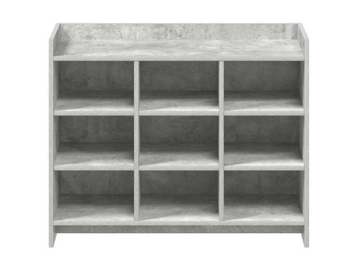 Armoire à chaussures - - Range-chaussures - Bois ingénierie - Gris béton - 85x39 5x70 cm 484vwo43e