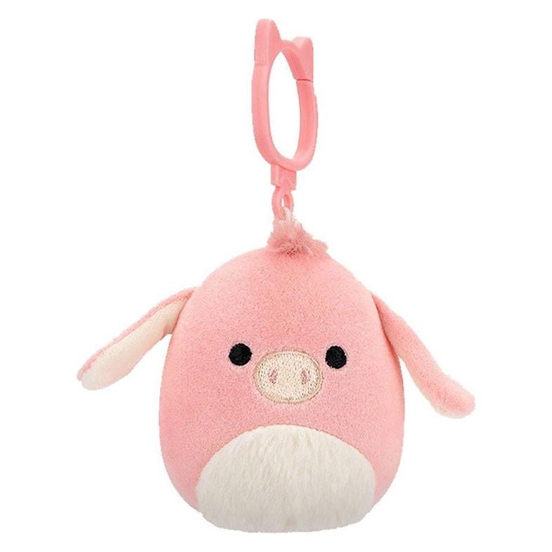 Squishmallows - 9 cm P22 Clip On - Maudie Pink Donkey (9 cm) (1279544)